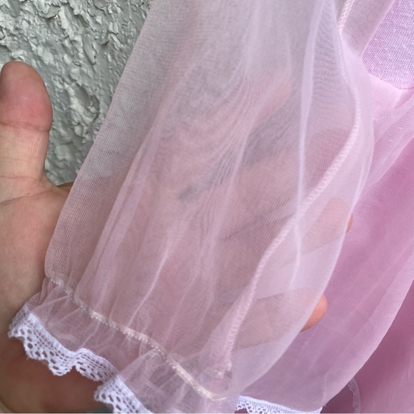 Vintage The Disney Store Beauty and the Beast Belle Nightgown Sheer Size 6/8 - Picture 6 of 8